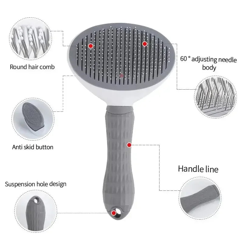 FurErase™ - Spazzola Professionale Auto-Pulente per Cani e Gatti